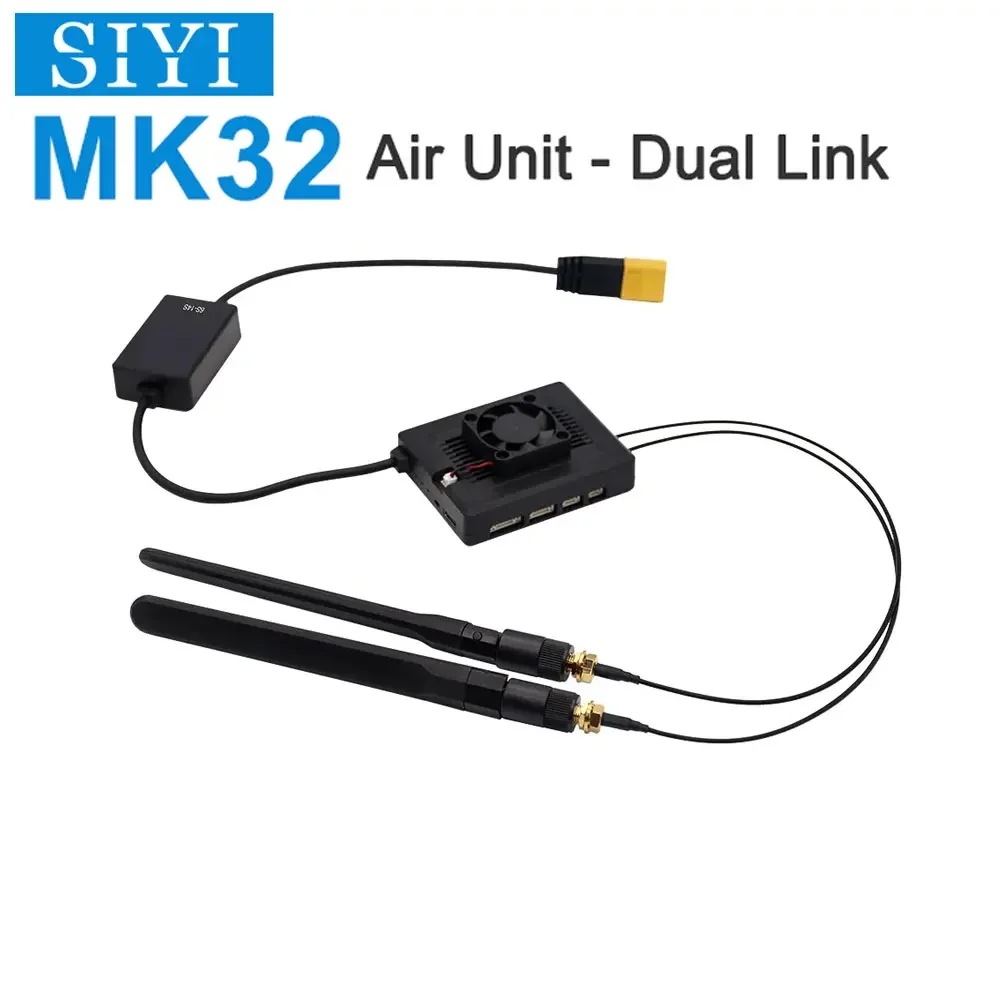 SIYI MK32 HM30 MK15 에어 유닛 1080P 풀 HD 장거리 이미지 전송 데이터링크 SBUS PWM 이더넷 텔레메트리