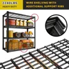 40" W Garage Shelving 2240 LBS Storage Shelves Heavy Duty Shelving 4-Tier Adjustable Metal Shelves for Garage Shelves Rack 5