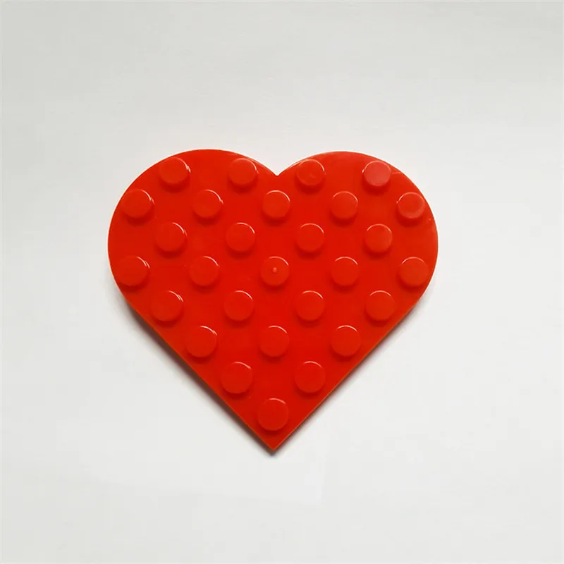 10pcs Classic Building Blocks Accessories Loving Heart Thanksgiving Day/Christmas Peach Heart Gift Toys for Children Girls,building blocks toys