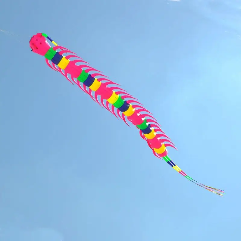 free shipping 12m centipede kite flying soft kite nylon fabric inflatable show kite pendant kite air professional wind kites