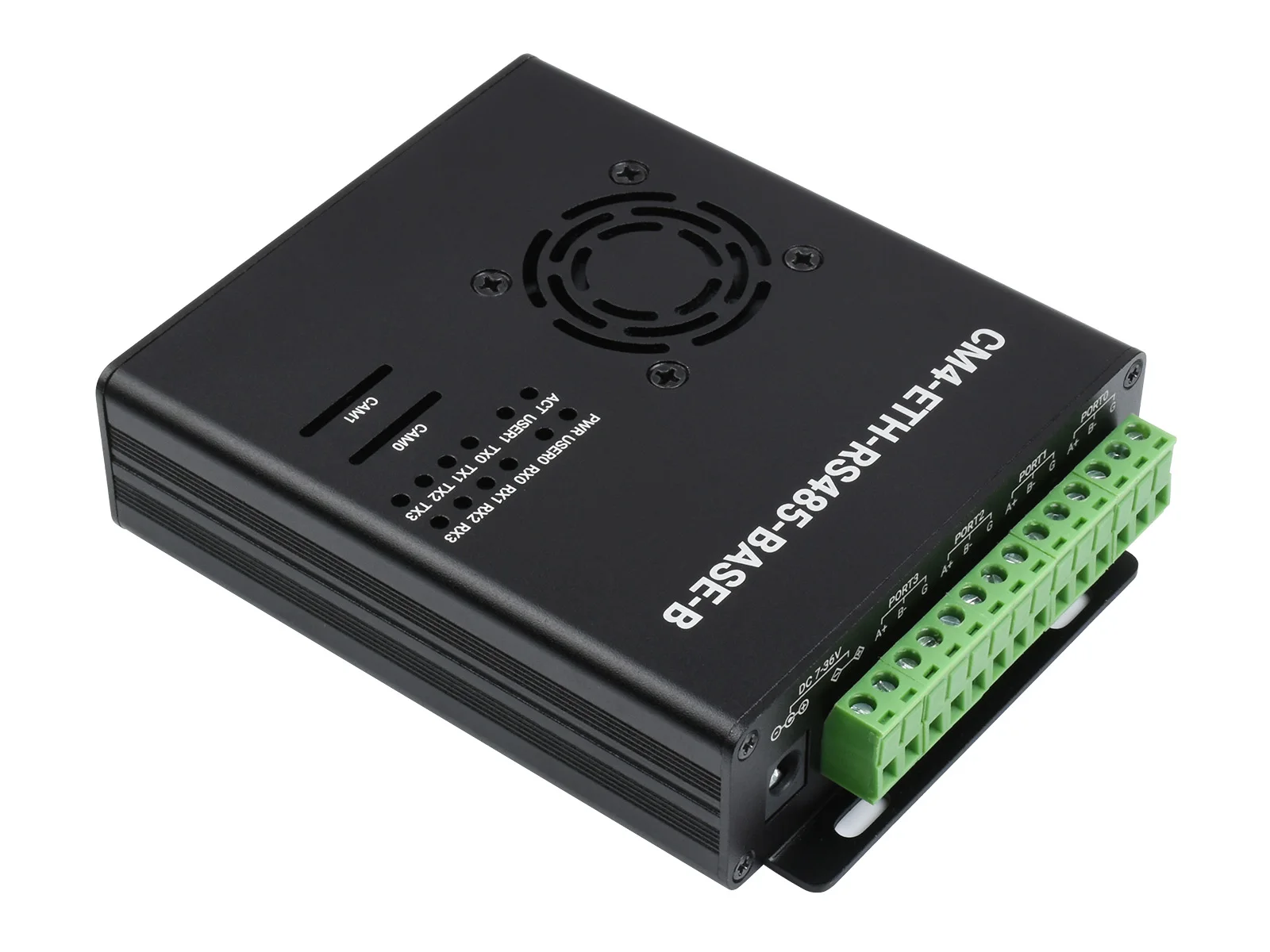 Dual Eth Mini-Computer Per Modulo Di Calcolo Raspberry Pi 4 (Non Incluso), Gigabit Ethernet, 4Ch Isolato Rs485 Waveshare