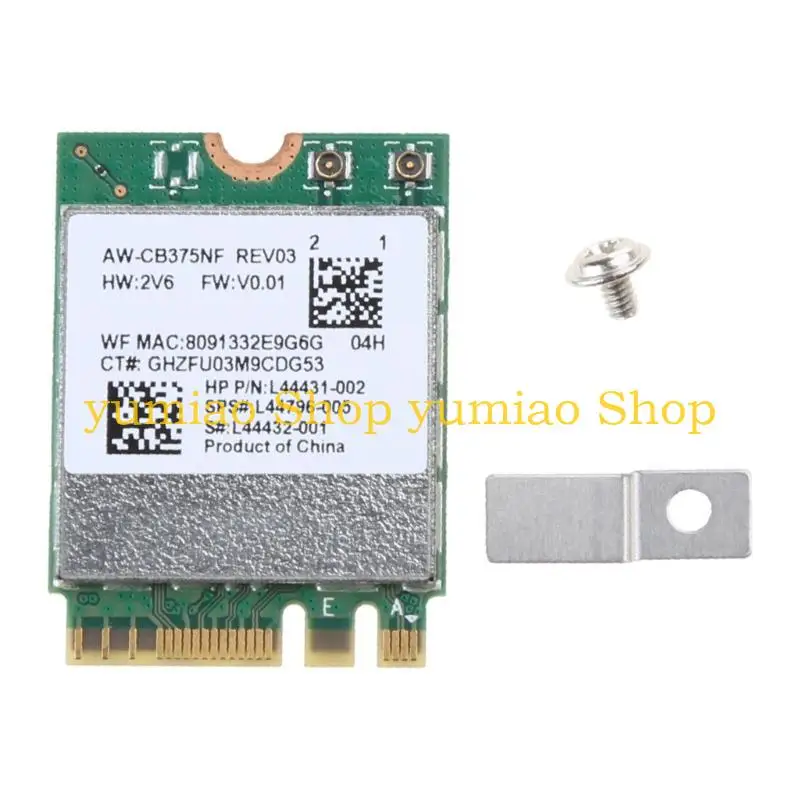 587B 미니 PCIE WiFi 카드 듀얼 밴드 2.4+5G 1200M BT5.1 무선 카드 1200m RTL8822CE