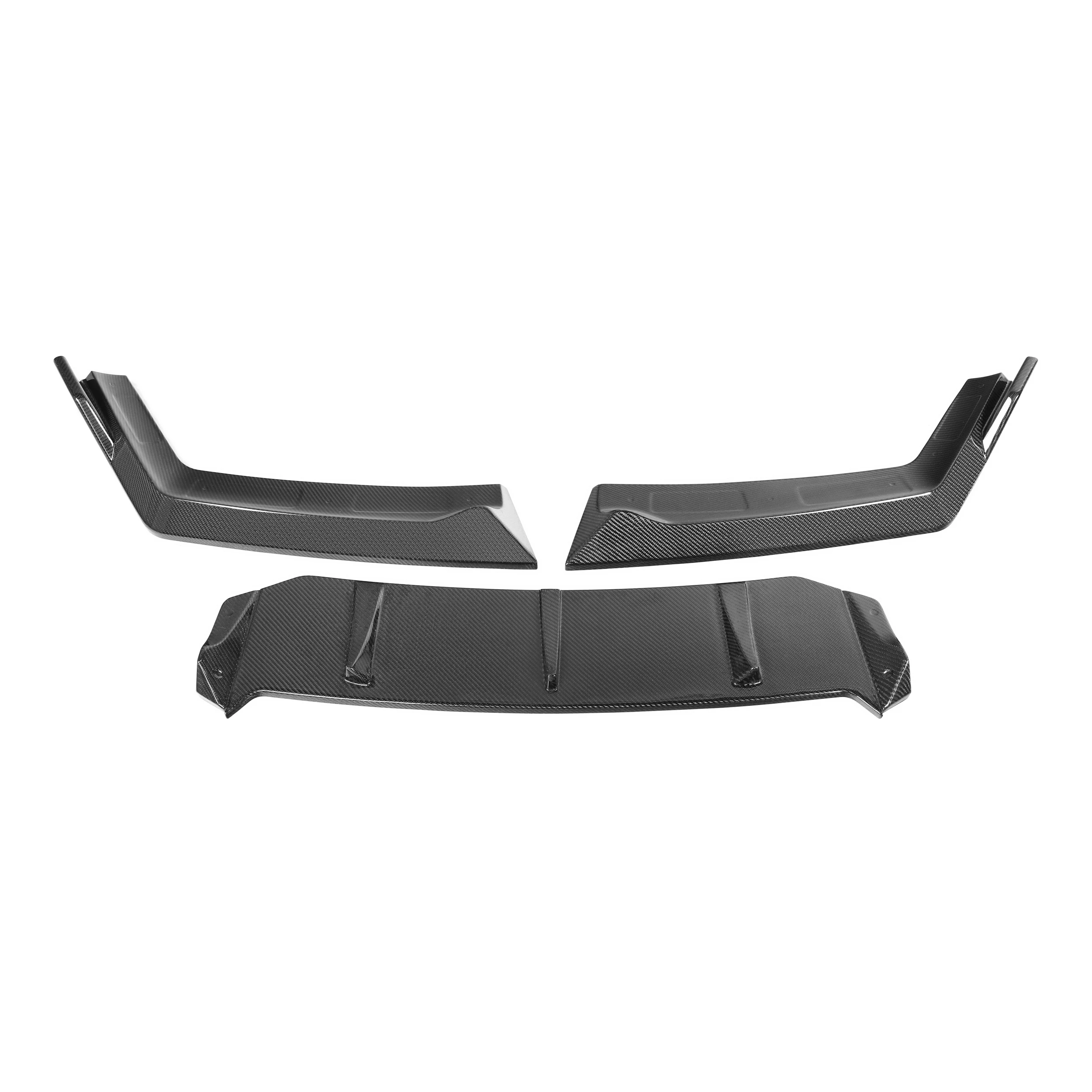 7 시리즈 G70 4-도어 2023+ G70 프론트 립용 리얼 카본 파이버 프론트 범퍼 립 스플리터 760 스타일