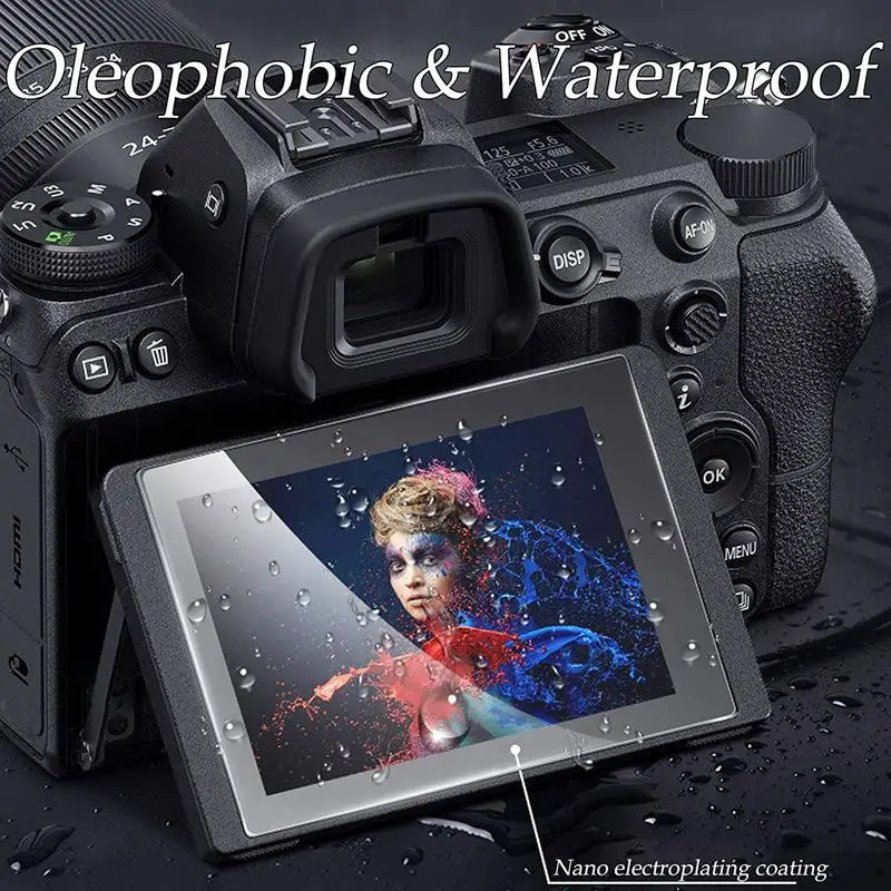 Camera Display Protector 3PCS LCD Tempered Glass 9H 0.3mm for Sony Alpha A7IV/A7M4/A74