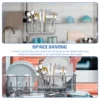 Stainless Steel Utensil Storage Rack Kitchen Chopstick Hanging Holder Cutlery Scoop Storage Basket Sink Countertop Organizers 4