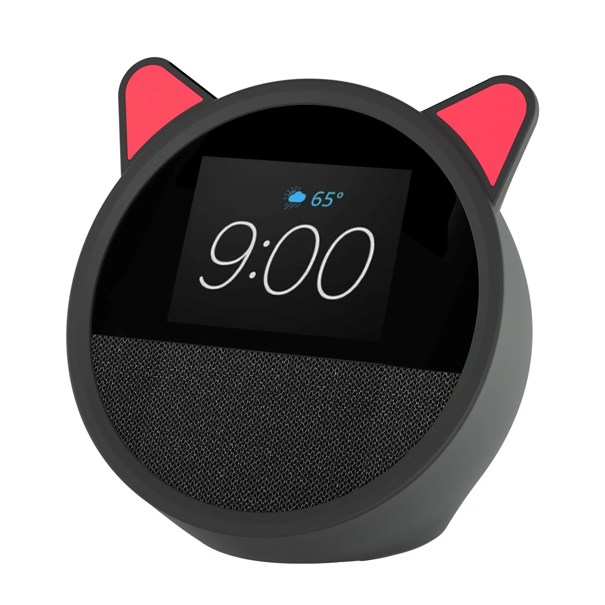 Custodia In Silicone Impermeabile Per Echo Pop (2023) - Copertura Antiurto A 360° Con Base Ispessita - (Nero)