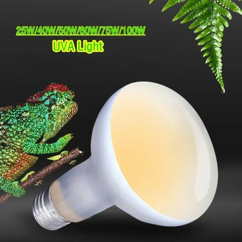 UVA+UVB Reptile Lamp Bulb Turtle Basking UV Light Bulbs Heating Lamp Amphibians Lizards Terrarium Temperature Controller 2