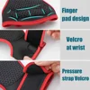1Pair Weight Lifting Fitness Gloves With Wrist Wraps Silicone Gel Full Palm Protection Gym Workout Glove Power Lifting Equipment 4
