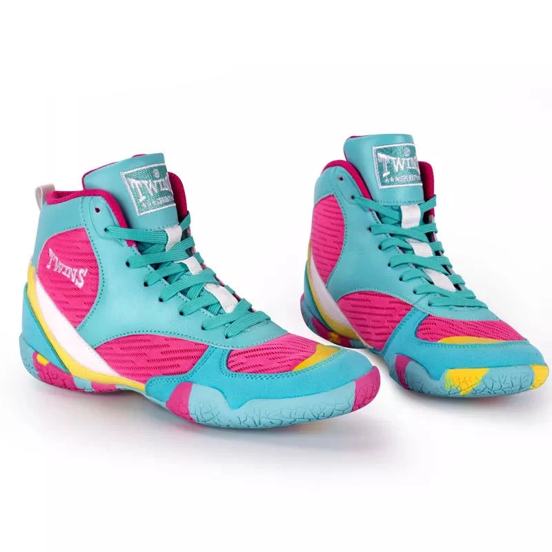 Professional Unisex Boxing Shoes Breathable Wearable Anti-slip Wrestling Shoes Fighting Sports Fitness Training