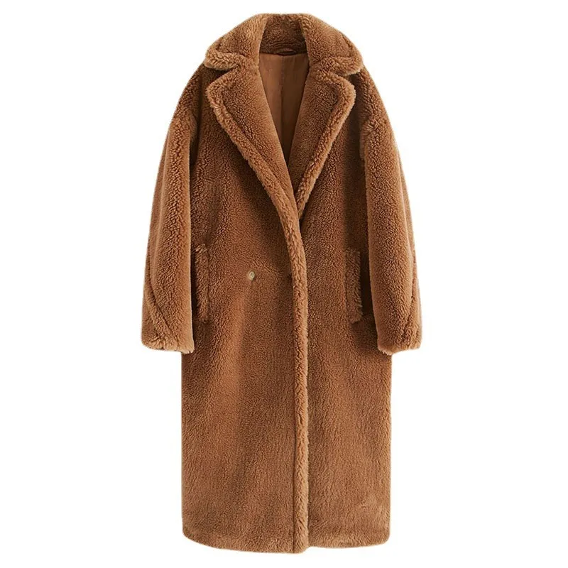 Teddy Bear Teddy Coat Jackets Coat Female Profile Long Winter Locke Alpaca Winter Coats For Women 2023 New