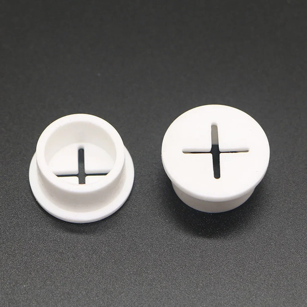 Flexibele rubber Kabel Hole Cover Round Cross Dust Plug 2pc For Furnitures Counter Office Table Desktop dust plug Wire Organizer cable organizer cable hole cover desk cord grommet hole plug