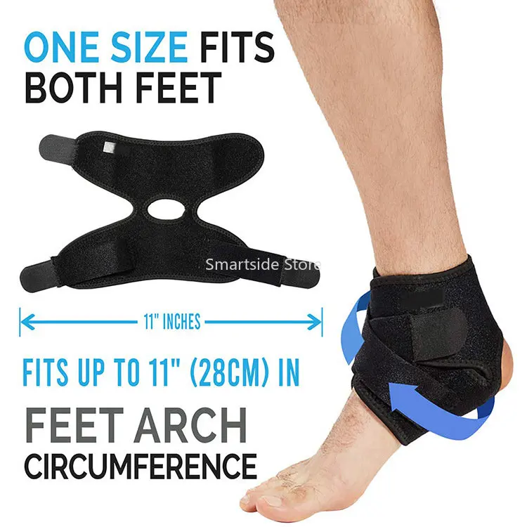 

Neoprene Foot Orthotics Compression Bandage Ankle Sprain Cuff Brace Muay Thai Equipamento Yoga Ankle Support Brace