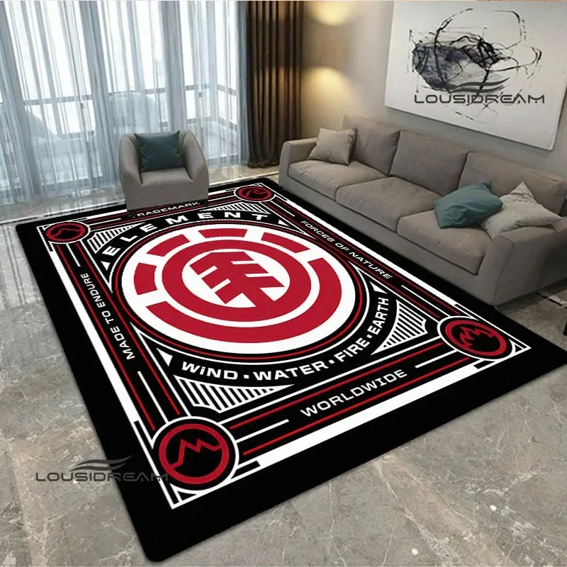 3D E-Element skateboard printed carpet non-slip carpet bedroom decor outdoor rug Yoga mat bedroom decoration birthday gift