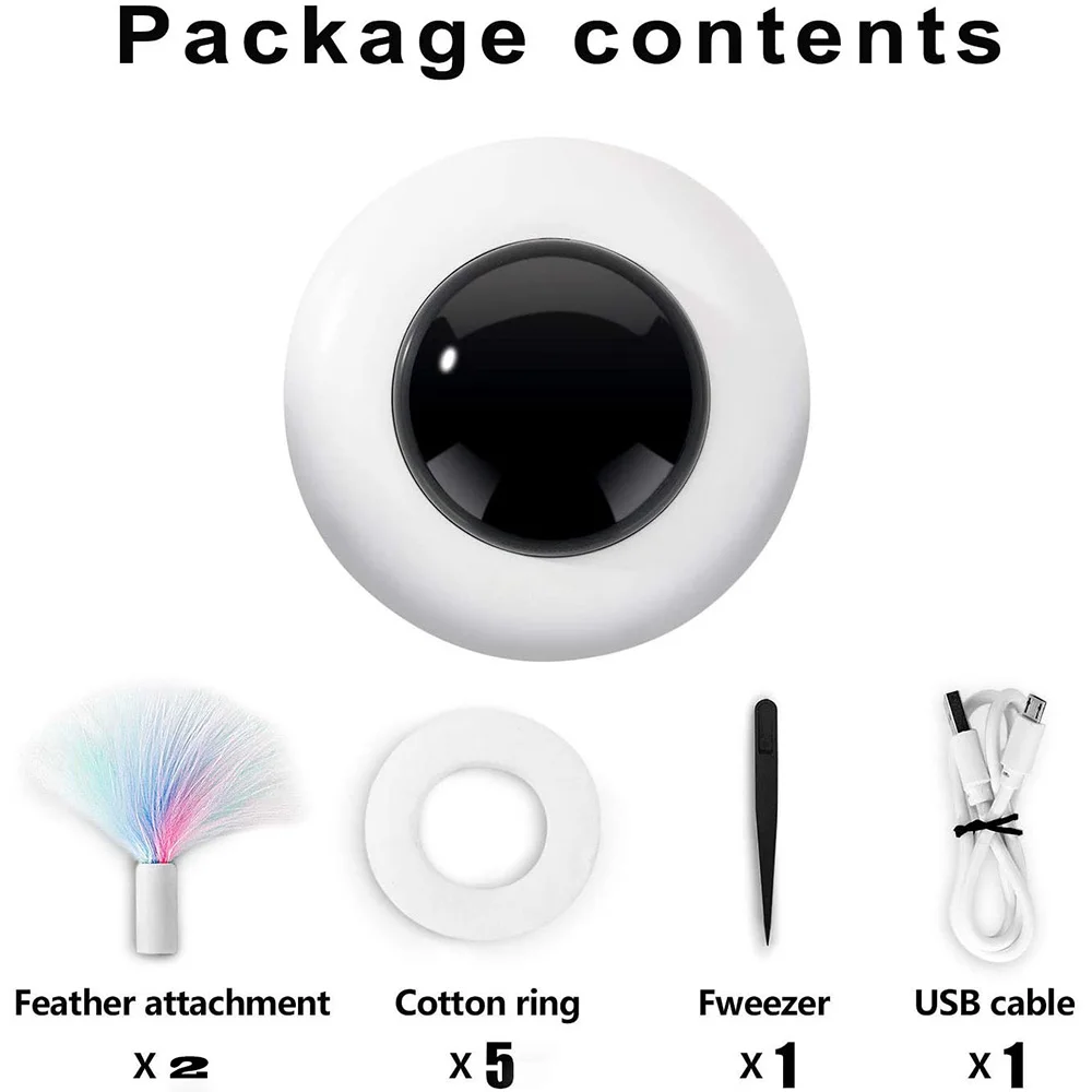 UFO 인터랙티브 고양이 장난감, 업그레이드된 팝앤플레이 장난감, 회전하는 깃털, USB 충전, 스마트 모드, 실내 고양이의 지루함 해소