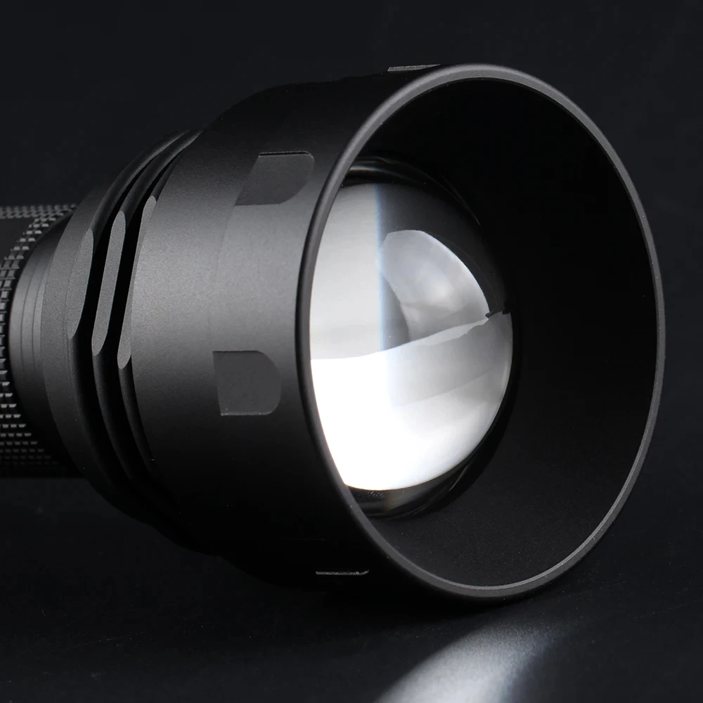 Convoy 줌 가능한 LED 손전등, 온도 제어 토치 램프, 4/12 그룹 모드, Z1 SST40, 2000LM, 5000K, 6500K 18650/21700 배터리