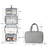 Travel Waterproof Folding Dry and Wet Separation Toiletry Bag Cosmetic Storage Bag Large Capacity Cosmetic Bag 3