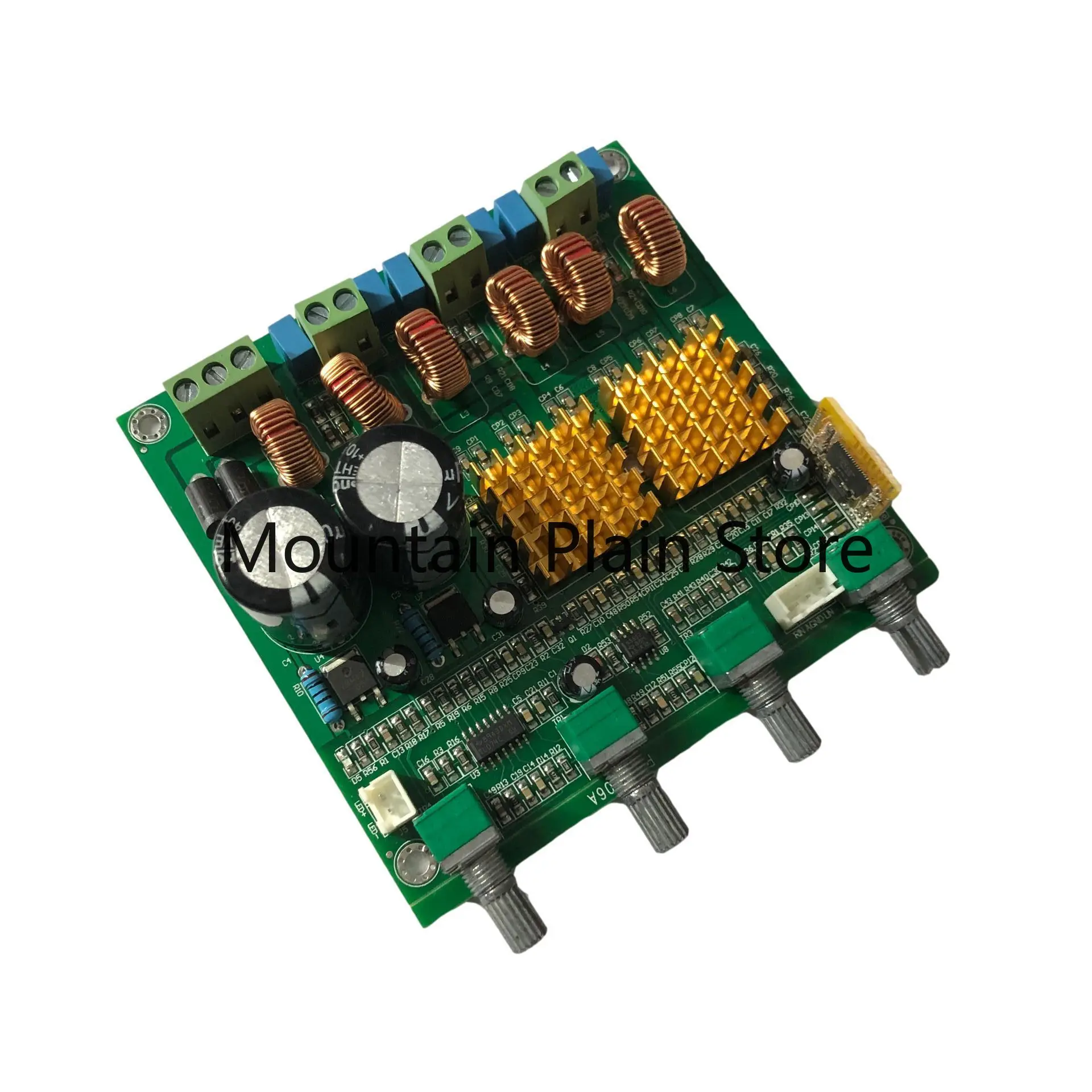 

Bluetooth 2.1 Amplifier Board, High-power Finished Product, Digital D-class 3-channel HIFI, Super Low Bass, Fever Level