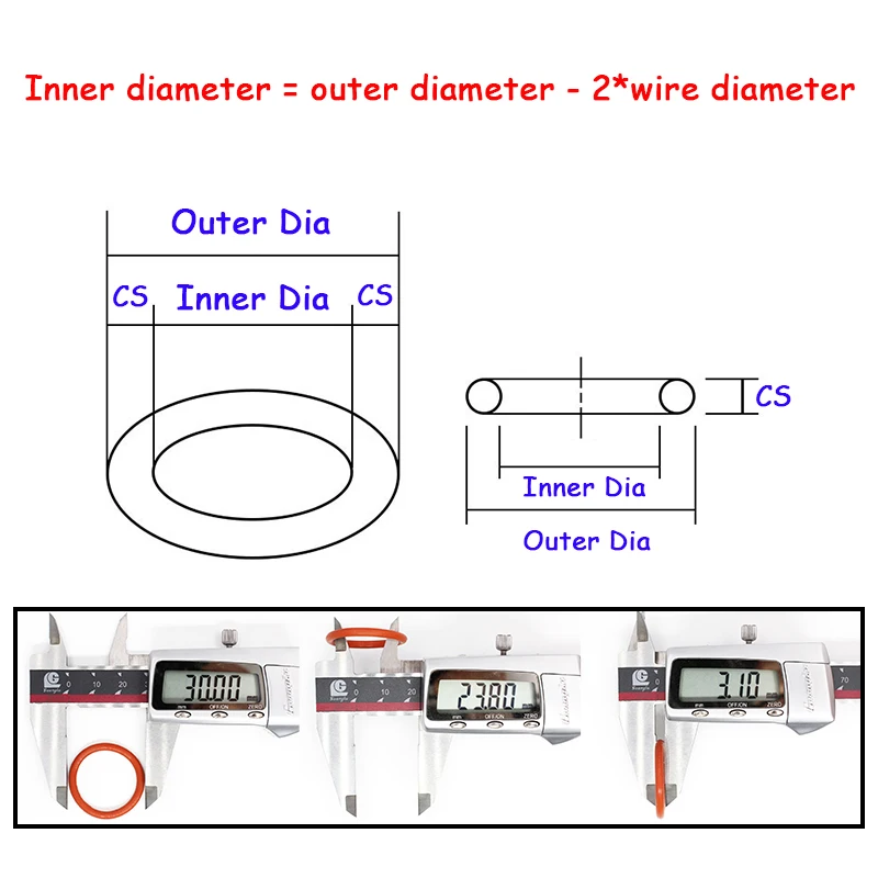 CS2mm – joint torique en Silicone OD 9*2mm, 100 pièces, pour modèle de  voiture RC VMQ, épaisseur 2mm, joints d'étanchéité 85778 02078 - AliExpress