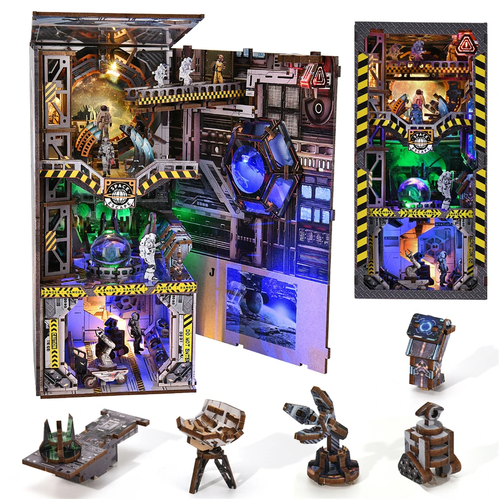 Interstellar Galaxy Book Nook Kit - kingstora.com