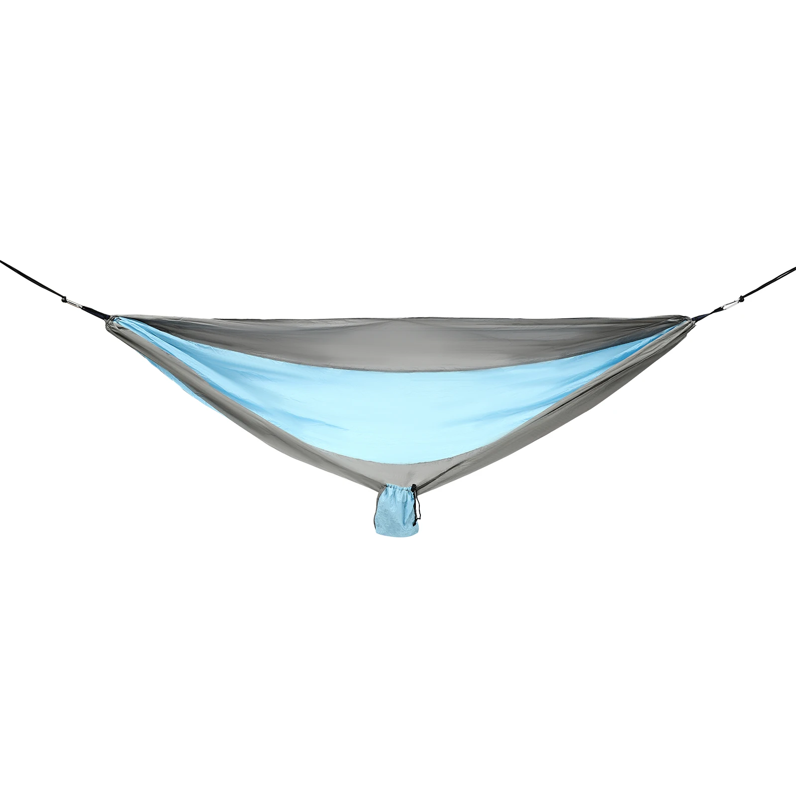 210T Parachute Nylon Camping Hammock 330.69-661.39lbs Capacity Outdoor Hammock Garden Leisure Beach Yard Travel Easy to Carry