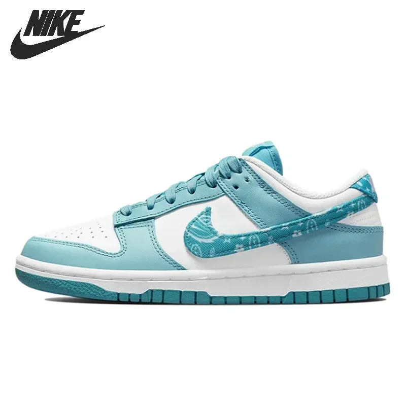 Nike-Chaussures Sb Dunk Low Ess Pour Homme Et Femme, Cestini De Skateboard Unisexes, Bleu Paisley