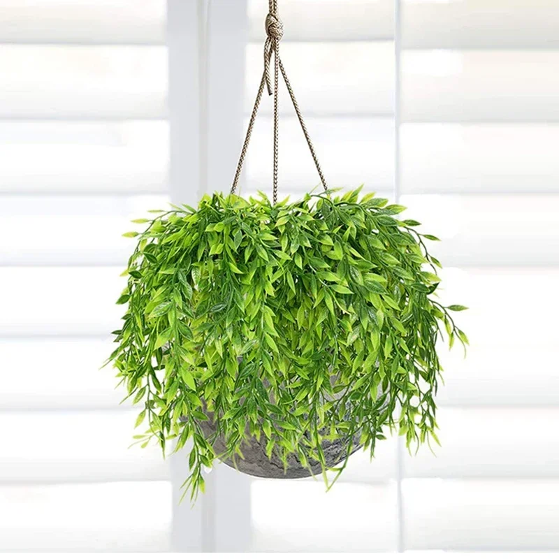 50-105cm Artificial Hanging Flower Plant Fake Vine Willow Rattan Flower  Artificial Hanging Plant For Home Garden Wall Decoration - Artificial Plants  - AliExpress