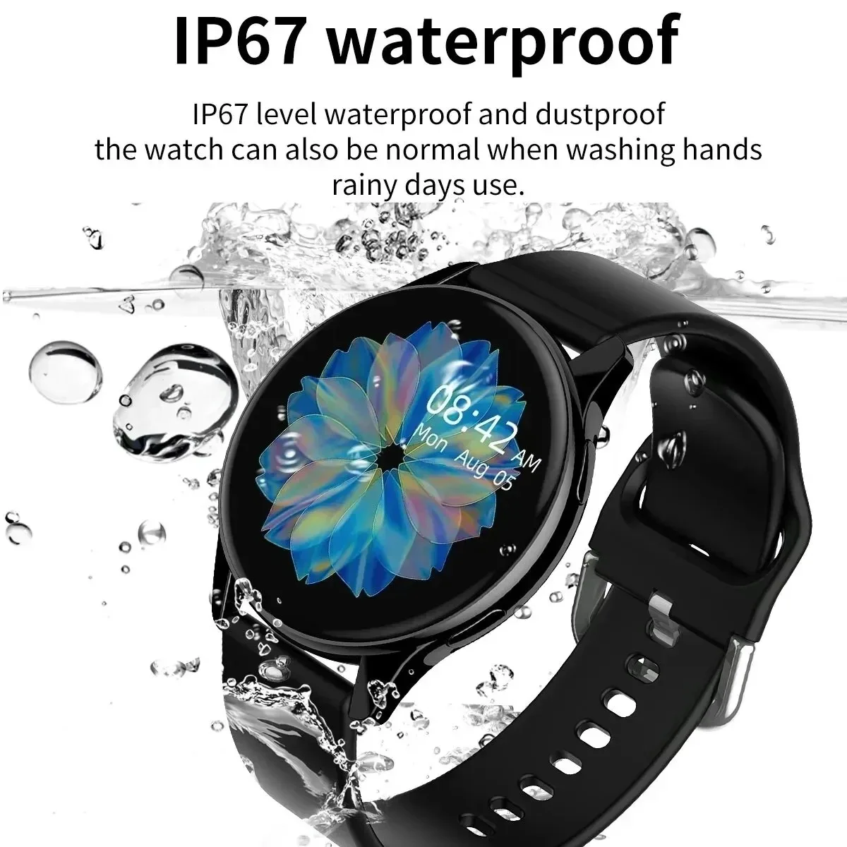 Smartwhatch  AMOLED Ʈ ġ,   ȭ, ƮϽ ,  ð , ȵ̵ IOS, 2024