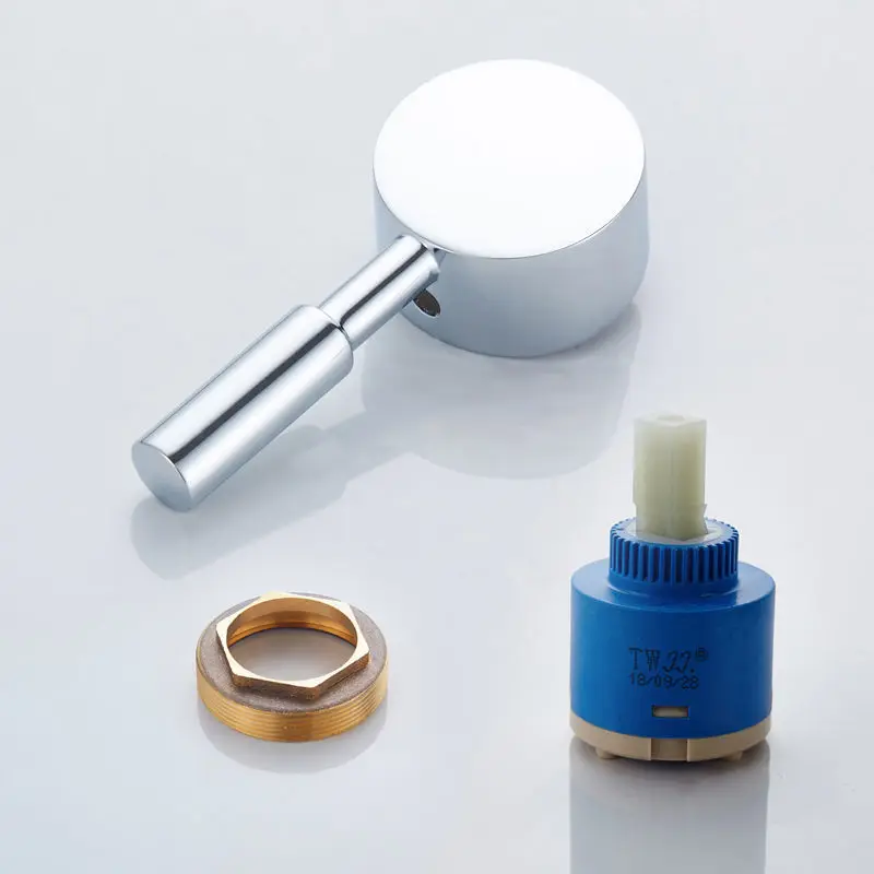Faucet Handle Faucet Valve Hot and Cold Water Faucet Handle Handle Switch Basin Kitchen Faucet Shower Mixer Valve with Water Mixer Shower