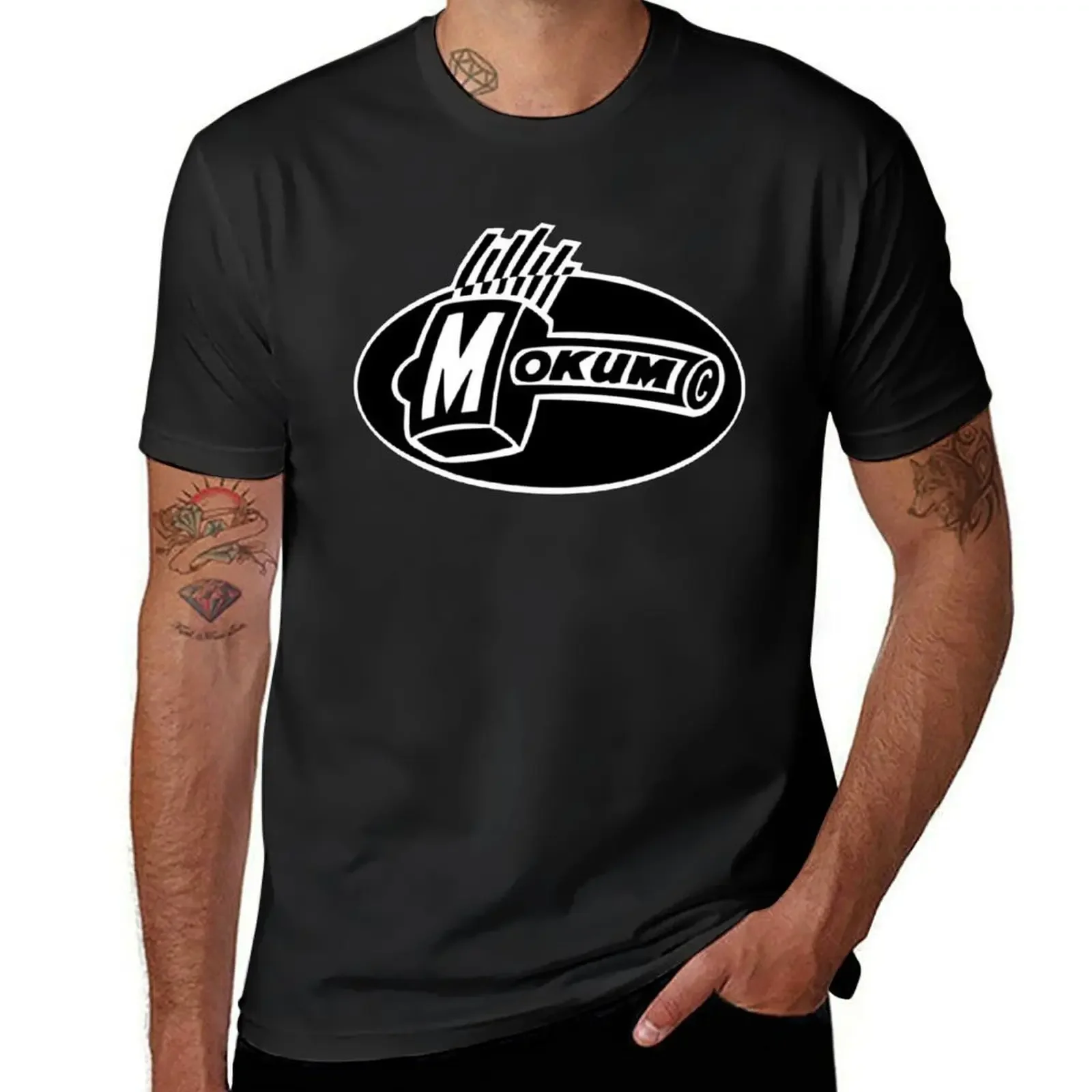 MOKUM RECORDS Men's Custom Graphic T-Shirt - Summer Casual Short Sleeve O-Neck Tee