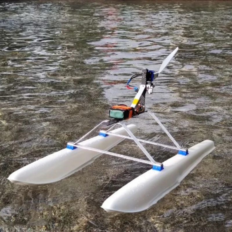 RC Speed Boat Wind Boat Steering Model Boat FRP Catamaran Can Be Used for Water Photography Fishing 2