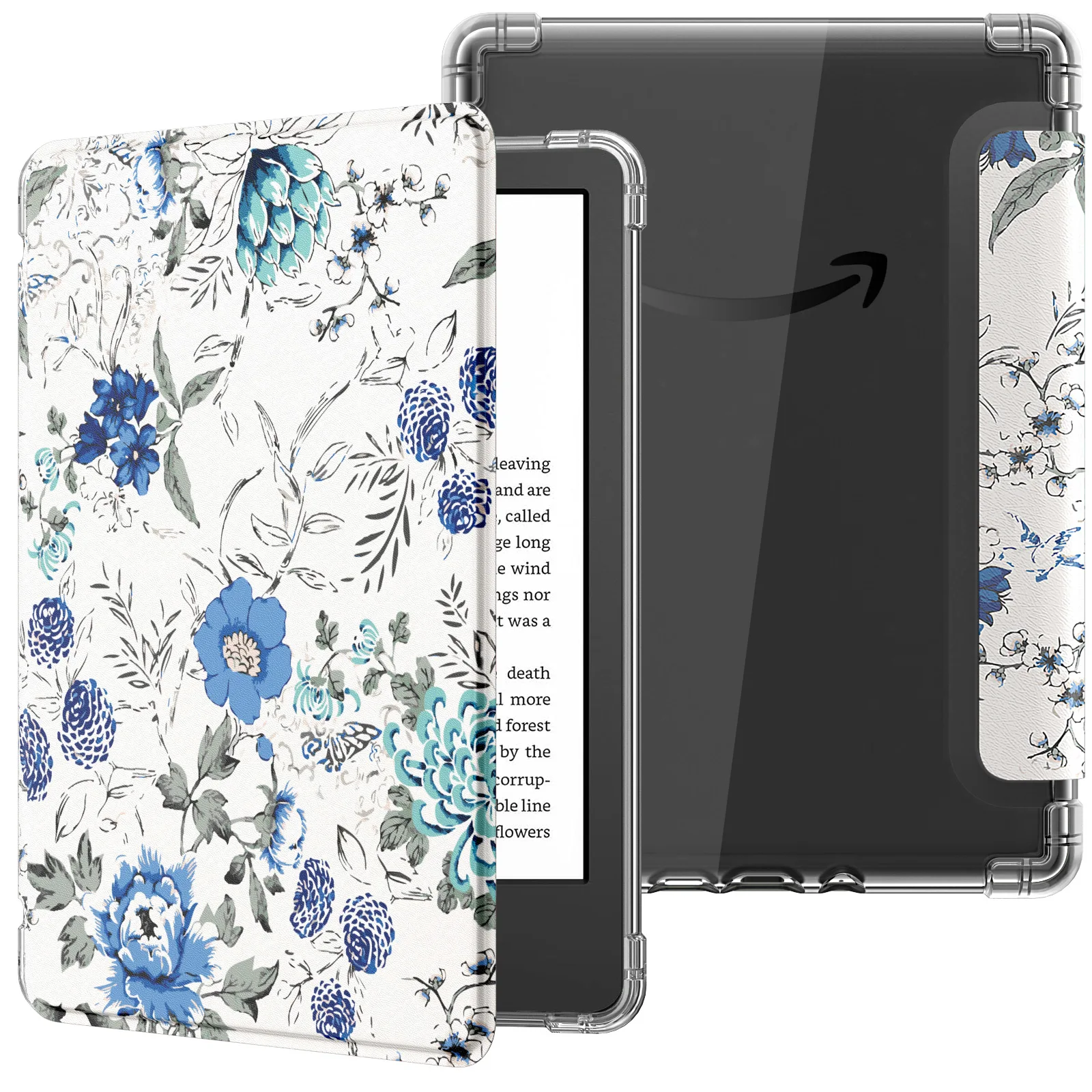 Ultra Clear Flexible Transparent TPU Back Cover with Auto Wake Sleep Feature