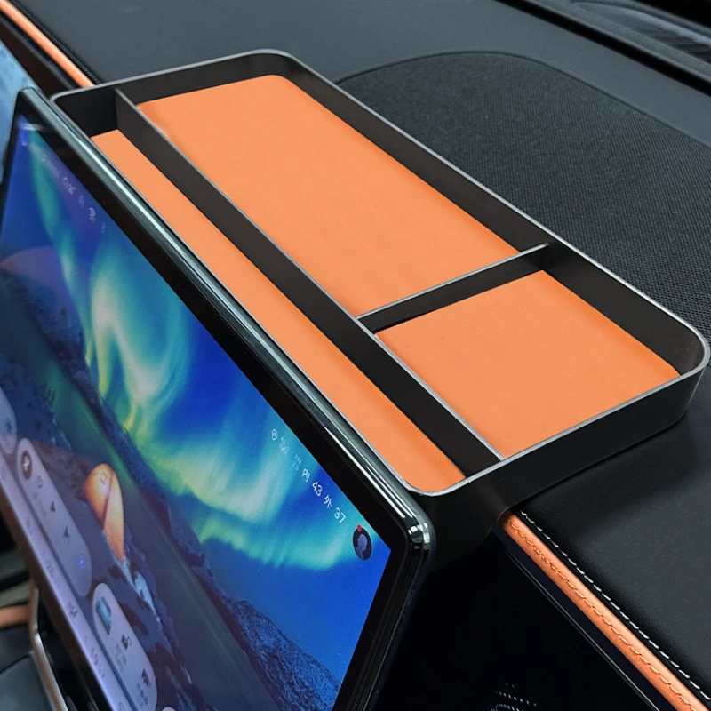 For BYD Sealion 7 Central Control Instrument Panel Screen Rear Storage Box Navigation Screen Rear Storage Box Car Accessories