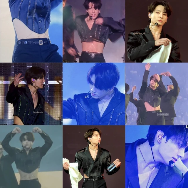BTS Jungkook Abs Permission to Dance on Stage Las Vegas 