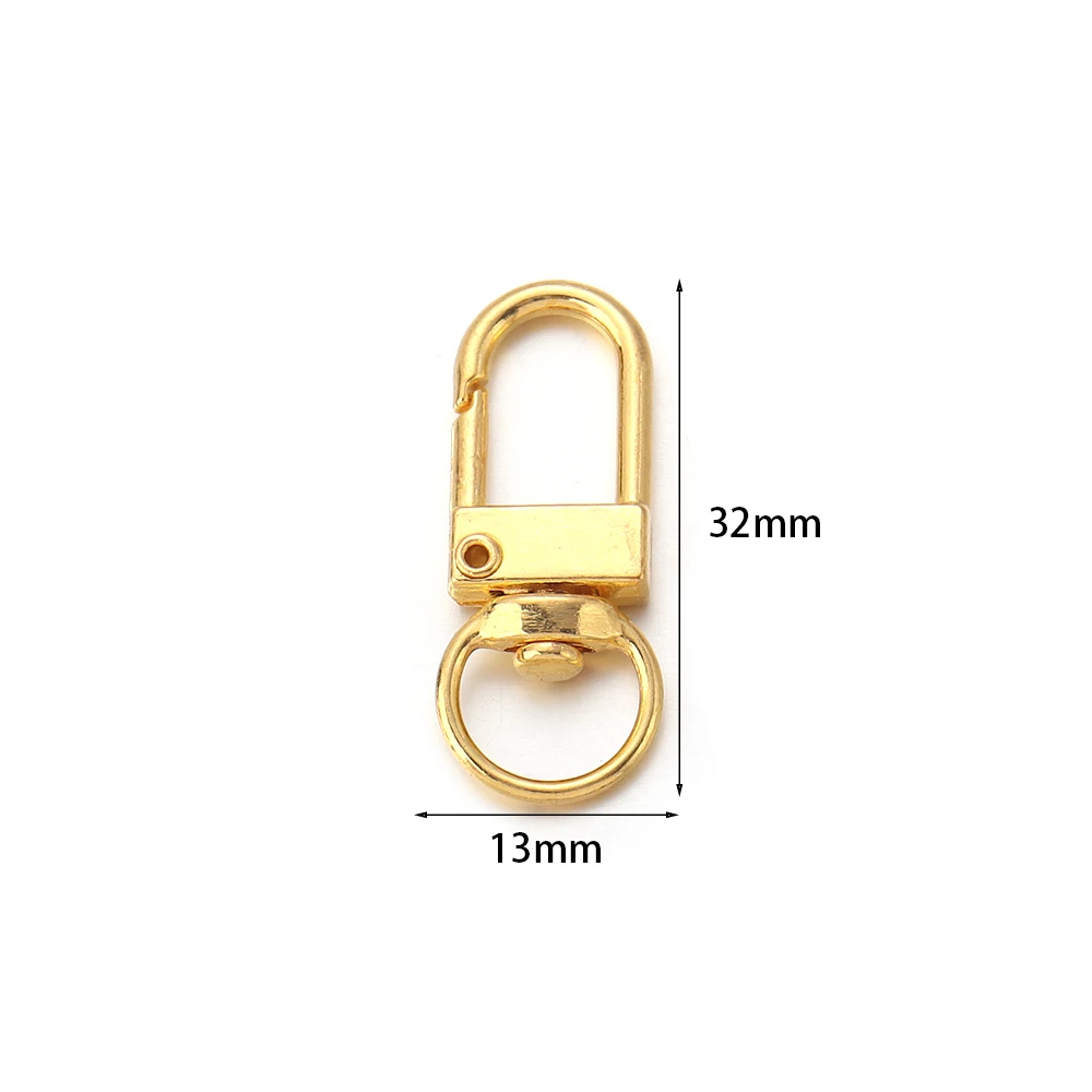 5-20pcs/lot Metal Blank Keyring Keychain Spring Buckle Key Rings Lobster Clasp Key Chain Pendant Ring Stainless Steel Rings