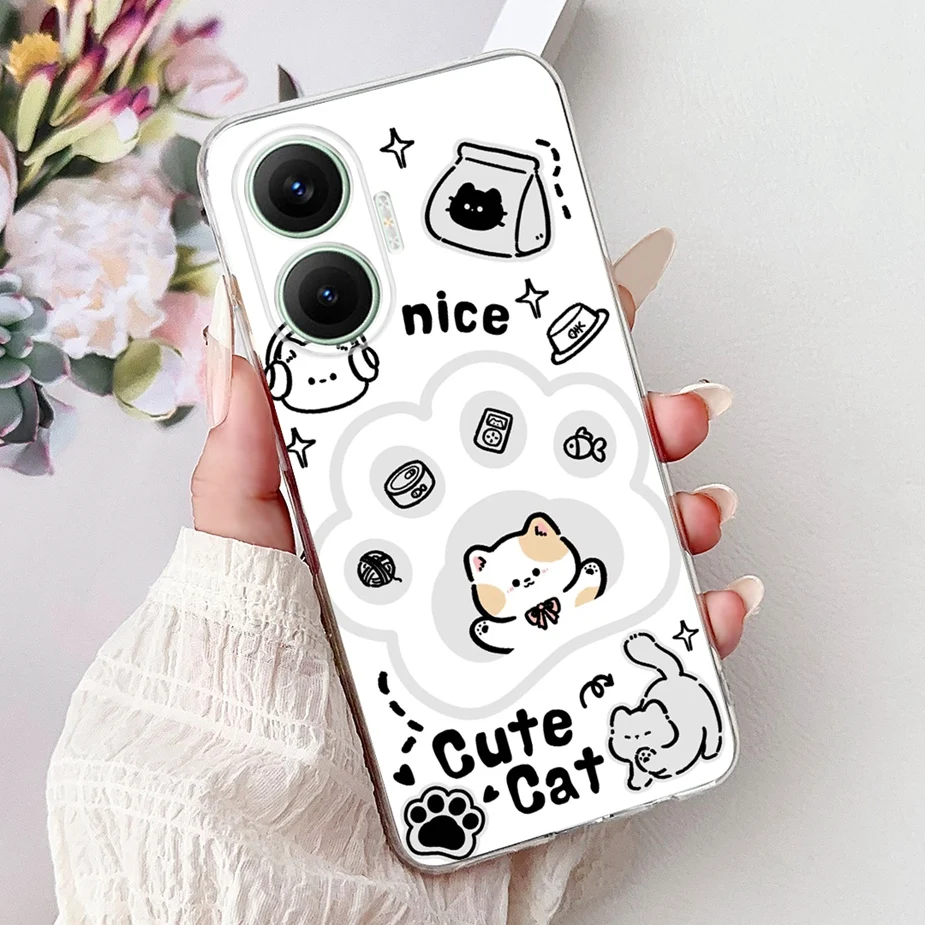 Stylish Painted Soft Silicone Case - Fashionable Protective Cover