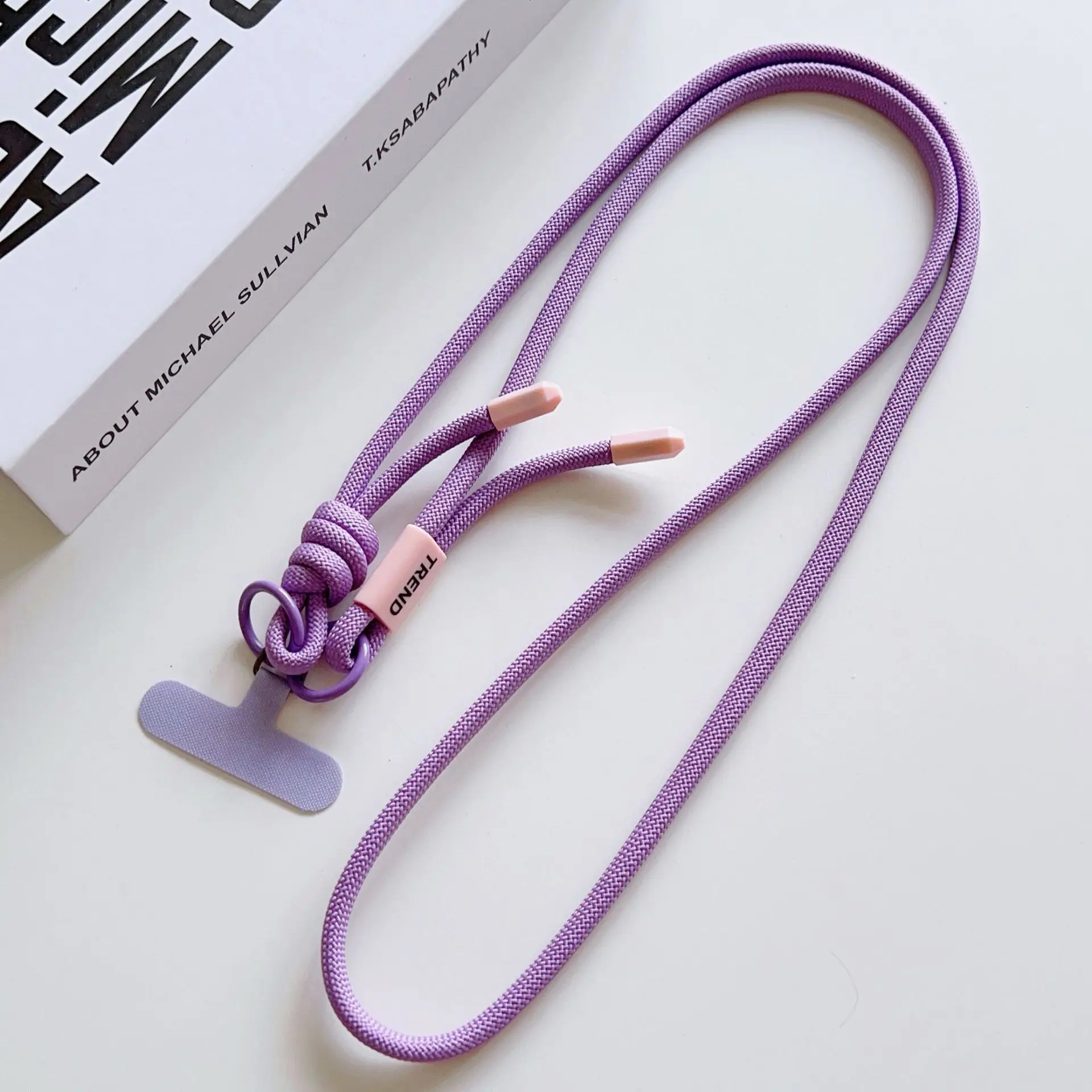 Adjustable Dual-Sided Phone Lanyard with Durable Braided Anti-Lost Strap