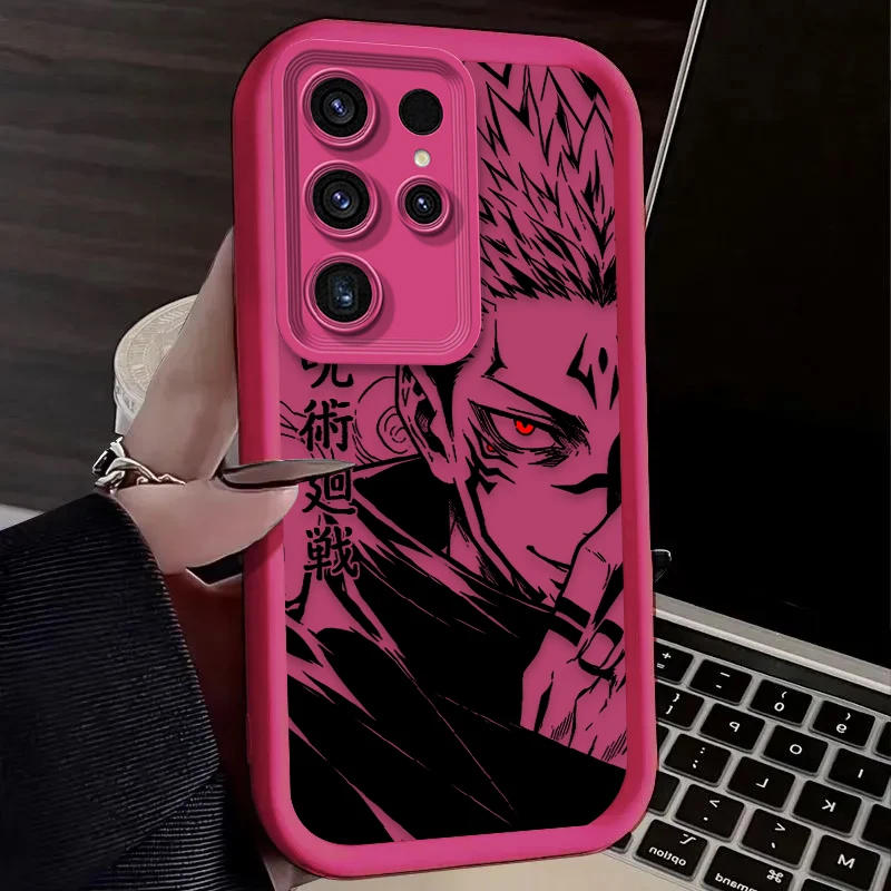 Gojo Satoru Jujutsu Kaisen Hot Line Art Phone Case