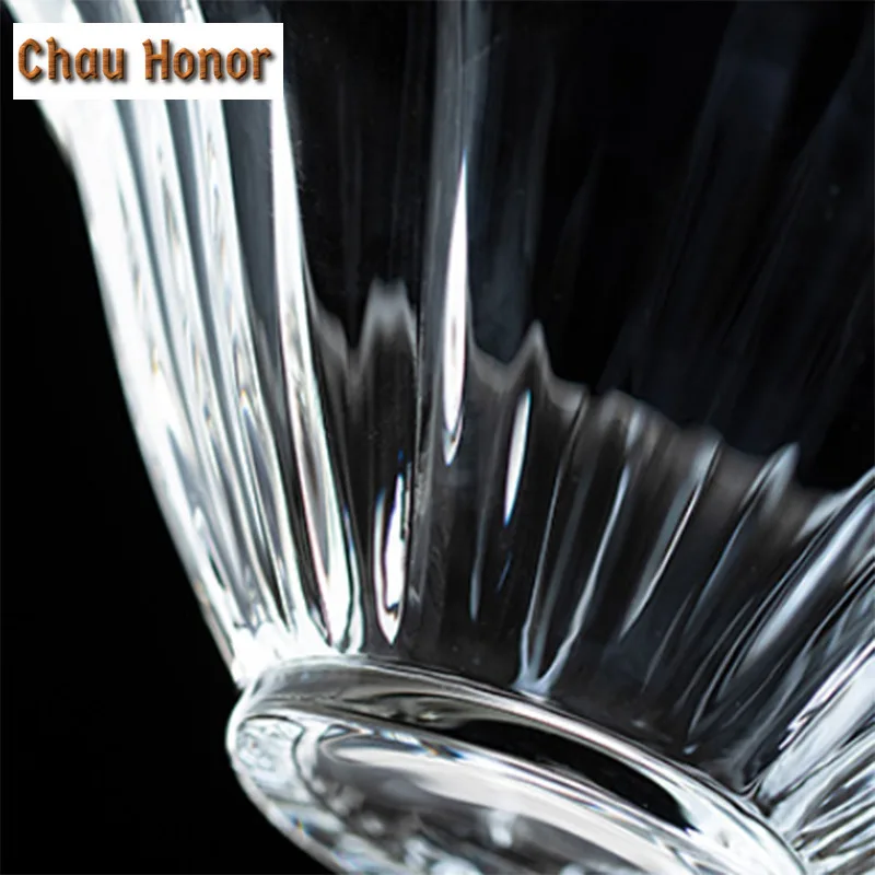 350ml Japanese Style Borosilicate Glass Tea Bowl With Spoon Heat-resistant Tea Maker Bowl Household Kung Fu Tea Set Accessories