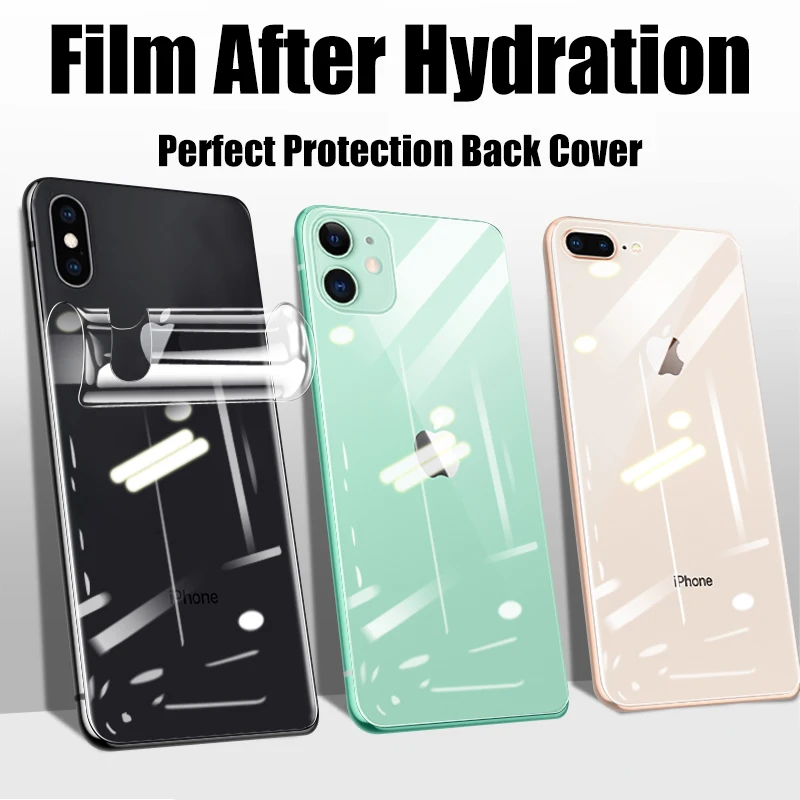 Ultra-Clear Hydrogel Screen & Back Film Protector Set - 4 Pack