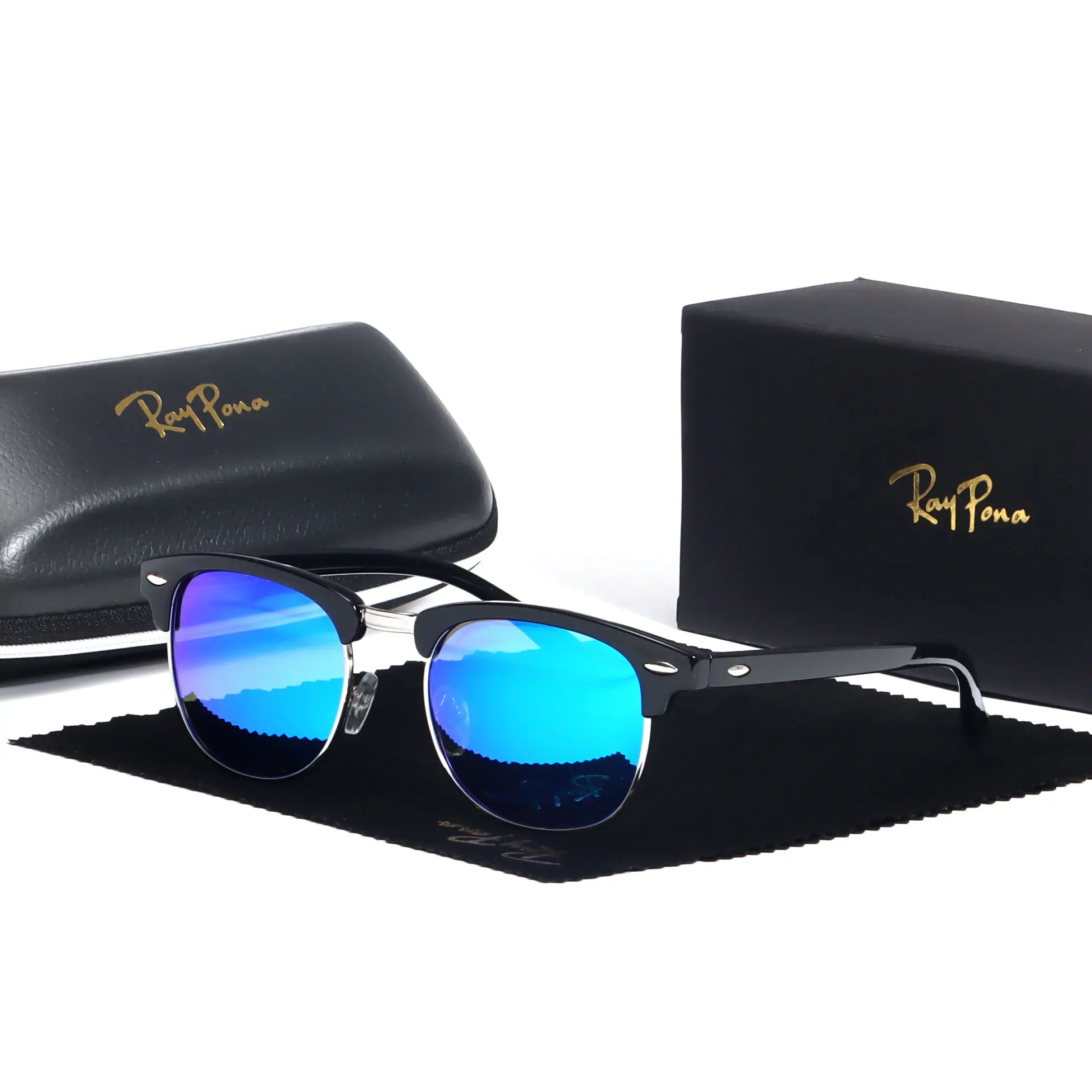 Sunglasses Ray-Ban Clubmaster metal RB 3716 (186/58) RB3716 Unisex | Free  Shipping Shop Online