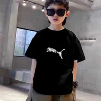 Ensemble deux pièces T-shirt blanc et short imprimé pour enfants, garçons et filles, 3-12 ans, vêtements de sport décontractés de marque, été 2026 5