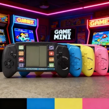 Console di gioco GAME MINI di dimensioni ridotte, disposizione dei pulsanti ottimizzata, ampia scelta di giochi per momenti di relax quotidiani.