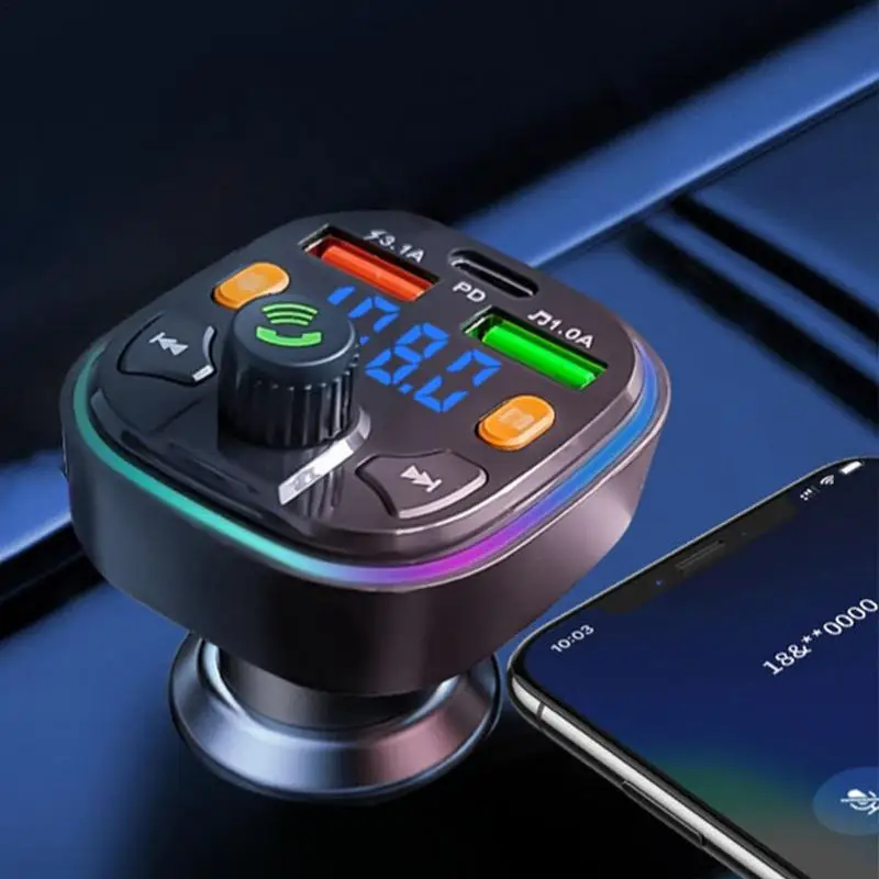 

Автомобильный Bluetooth FM-передатчик, 12-24 В
