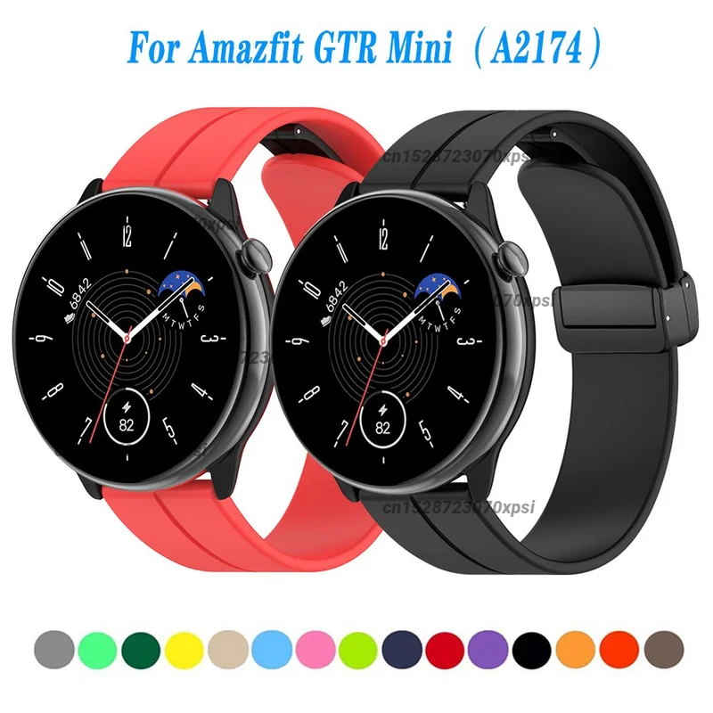 Per Amazfit Gtr Mini Cinturino Magnetico Con Fibbia Pieghevole Bracciale Smartwatch Per Huami Amazfit Gts 4 Mini Gts2 Mini Cinturino Correa