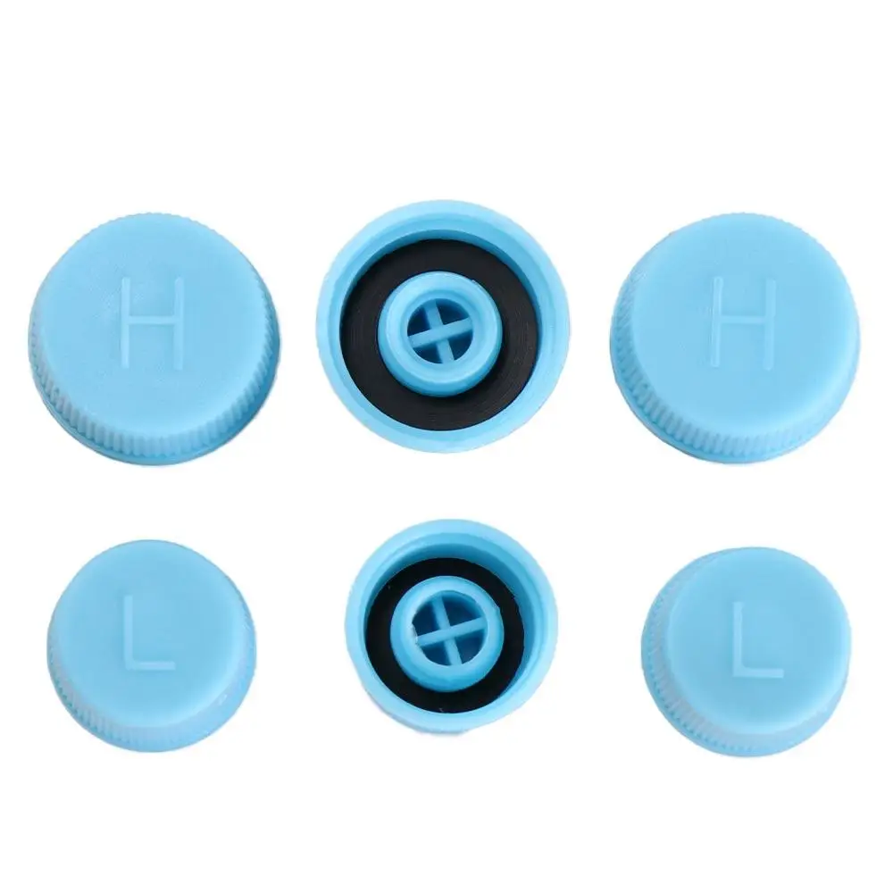 Low Side Accessories Service Port Valve Pipeline Replacement Parts Side Port Cover Dust Cap Auto Pressure Cap Valve Core Caps