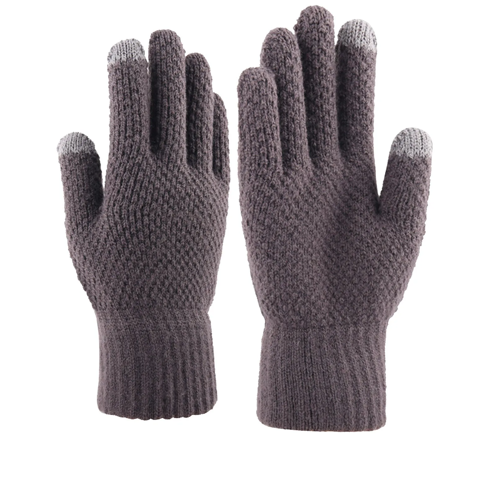

Зимние мужские и взрослые утепленные вязаные теплые шерстяные перчатки, женские зимние перчатки, теплые зимние вязаные плюшевые перчатки