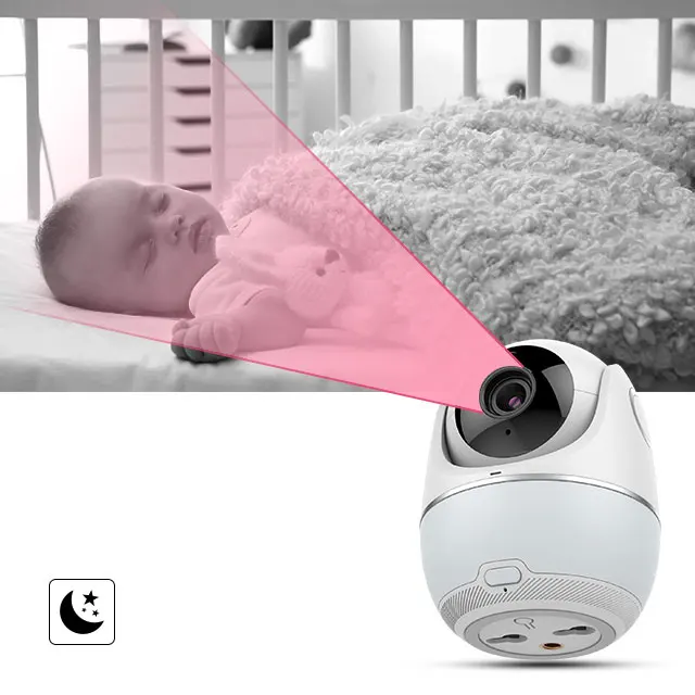 

HDKing ребенок сердцебиение видео 5-дюймовый экран Wifi 4K аудио поле дыхание беспроводные питомцы детские мониторы с батареей