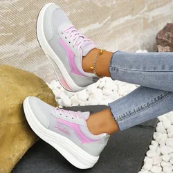 Tennis sneakers Tennis Print Breathable Mesh Sneakers Summer Women Lightweight Non Slip Knitted Flats Woman Running Sports Shoes