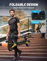 Trottinette électrique OOTD S10, moteur 1400W, batterie lithium 48V 20AH, vitesse maximale ​ ​ Trottinette électrique pour adultes, autonomie 70 km, vitesse 55 km/h, pneus de 10 pouces, pour les trajets en ville, planche à roulettes électrique 8
