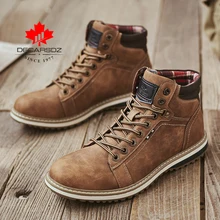 

Men Boots 2021 Autumn Winter New Fashion Shoes Man Outdoor Comfy Classic Male Shoes Durable Outsole Men Casual Boots
